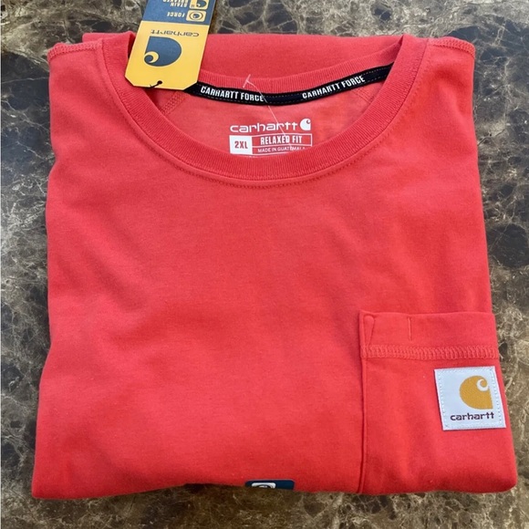 Carhartt Force men’s Relaxed Fit Midweight Short-Sleeve Pocket T-Shirt 2XL New - Picture 3 of 6